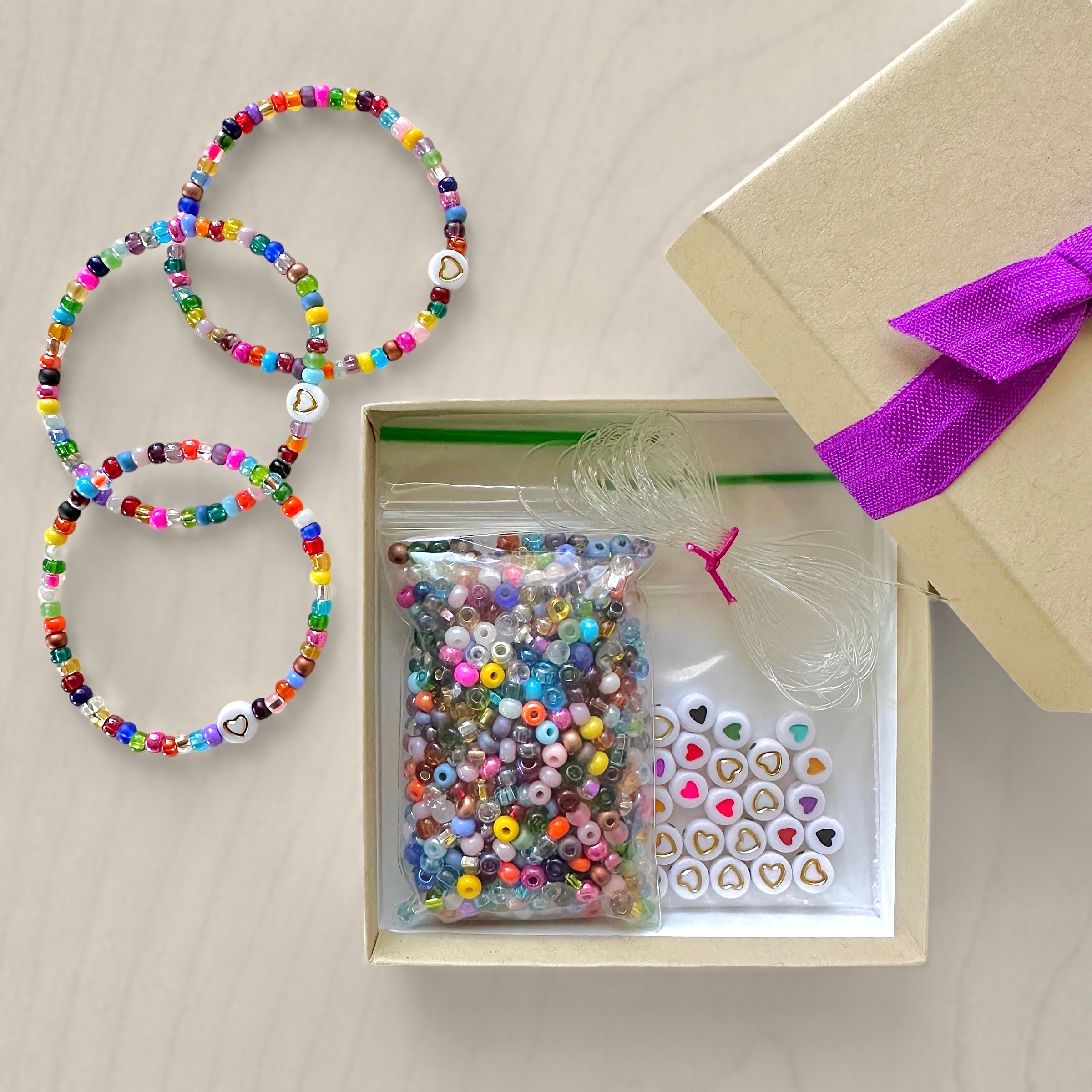 288 Pieces Assorted Beads Set - Craft Beads - at 