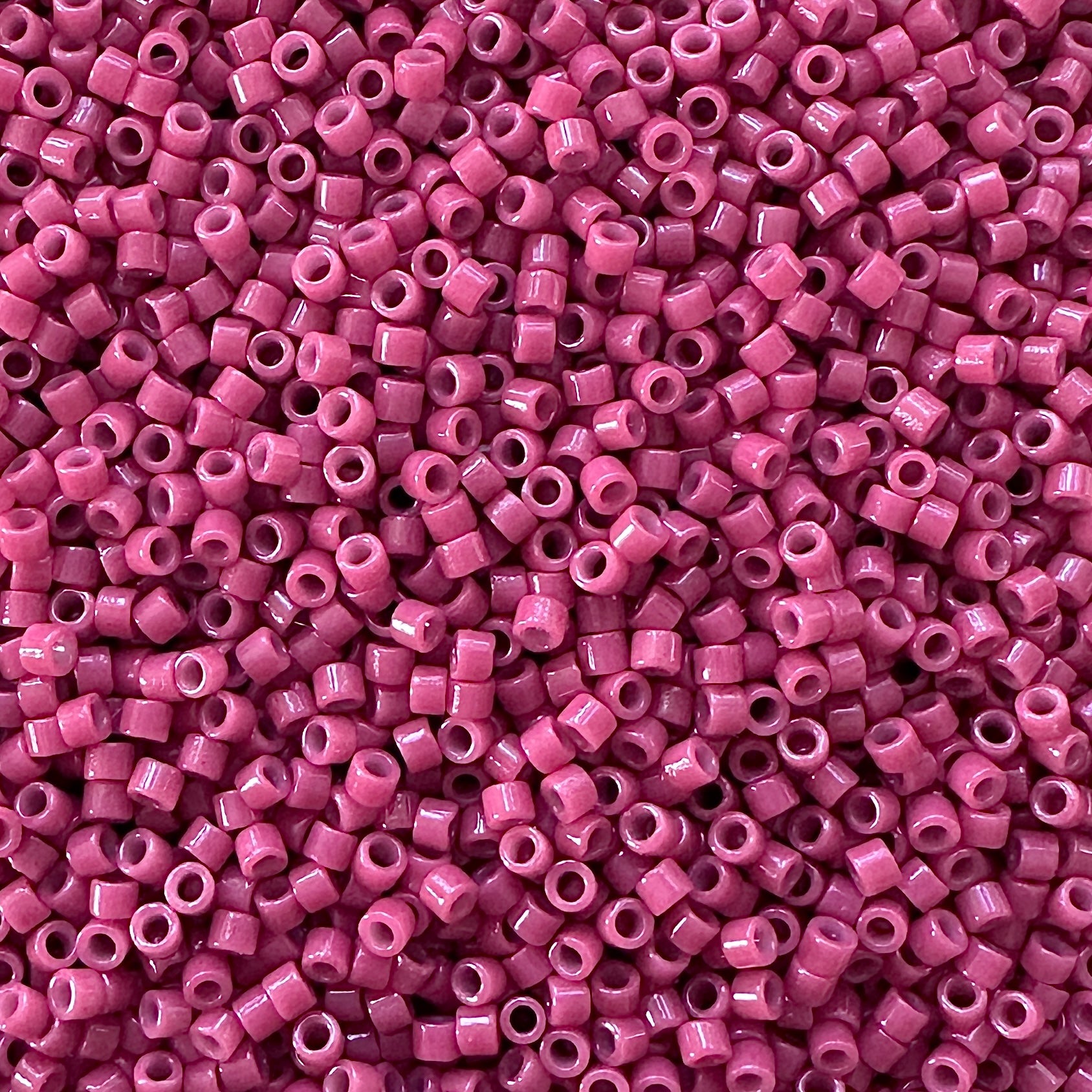 12g Miyuki DELICA DB - 2353 Pink Rose Duracoat - The Bead Mix