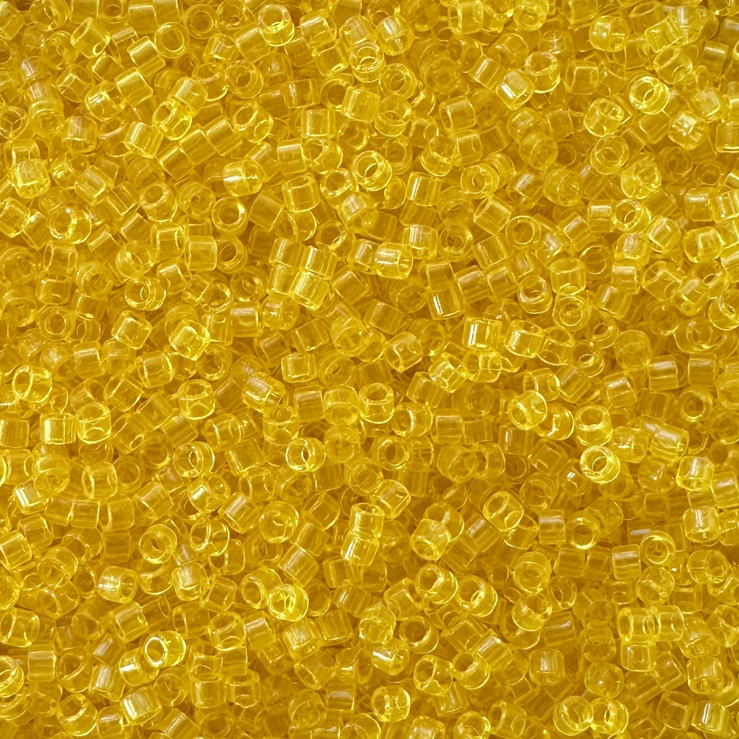 12g Miyuki DELICA DB - 710 Transparent Yellow - The Bead Mix