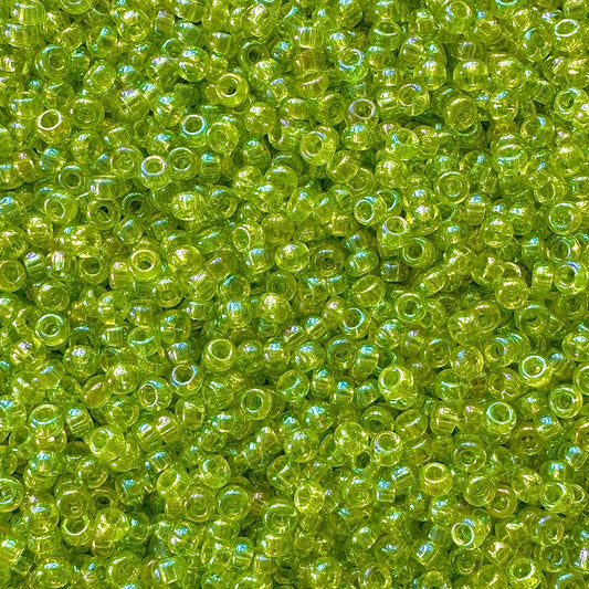 24g Miyuki 11 - 258 Transparent Chartreuse AB - The Bead Mix