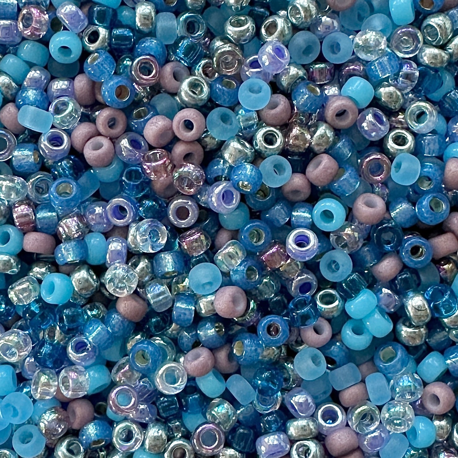 Aqua 11/0 Miyuki Seed Bead Mix - The Bead Mix