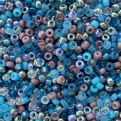 Aqua 11/0 Miyuki Seed Bead Mix - The Bead Mix