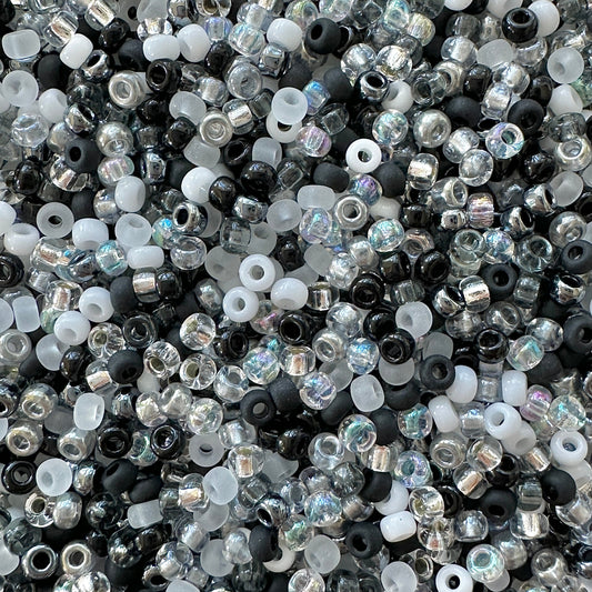 Black Tie 11/0 Miyuki Seed Bead Mix - The Bead Mix