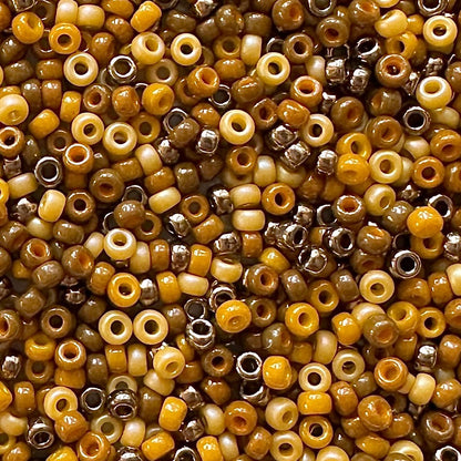 Chestnut 11/0 Miyuki Seed Bead Mix - The Bead Mix