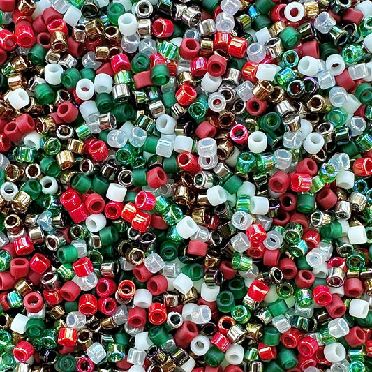 Jingle Bells 11/0 Miyuki Delica Bead Mix - The Bead Mix