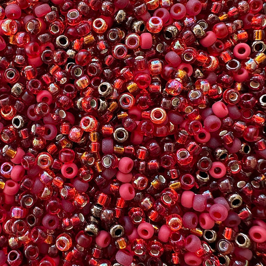 Lava 11/0 Miyuki Seed Bead Mix - The Bead Mix