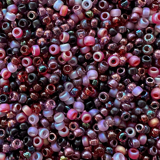 Mixed Berries 11/0 Miyuki Seed Bead Mix - The Bead Mix