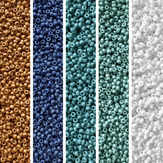 Ocean Miyuki 11/0 Seed Bead Set - The Bead Mix