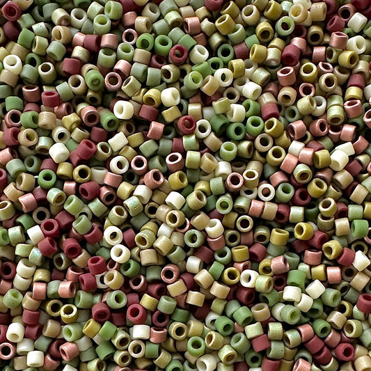 Olive 11/0 Miyuki Delica Seed Bead Mix - The Bead Mix