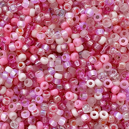 Pink Crush 11/0 Miyuki Seed Bead Mix - The Bead Mix