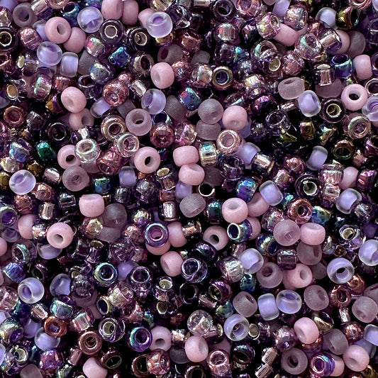 Purple Crush 11/0 Miyuki Seed Bead Mix - The Bead Mix