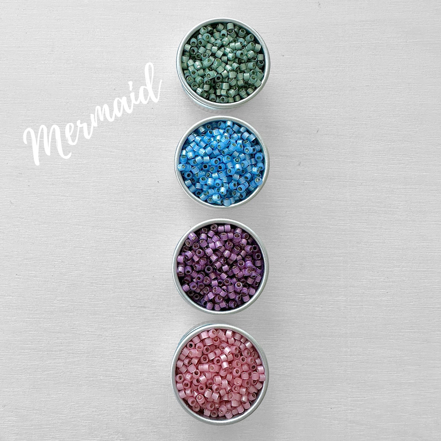 Rainbow Shimmer Miyuki 11/0 Delica Bead Set - The Bead Mix