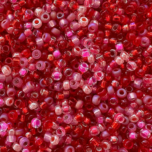 Red Hot 11/0 Miyuki Seed Bead Mix - The Bead Mix