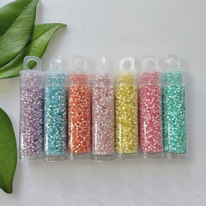 Spring Fling Miyuki 11/0 Delica Bead Set - The Bead Mix