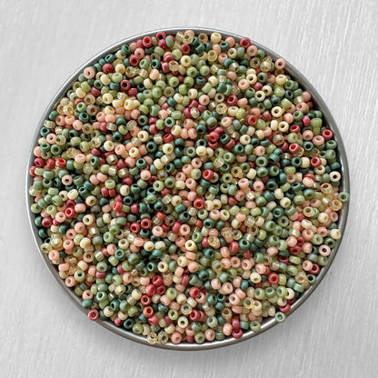 Modern Christmas 11/0 Miyuki Seed Bead Mix - The Bead Mix